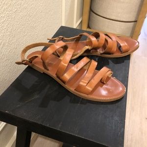 Leather sandals